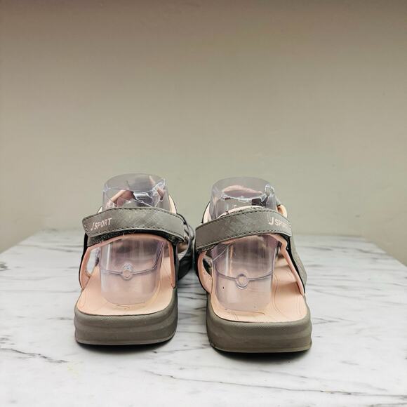 Jsport By Jambu Kaia Gray And Pink Strappy Sandal Women’s Size 10 - Picture 5 of 10